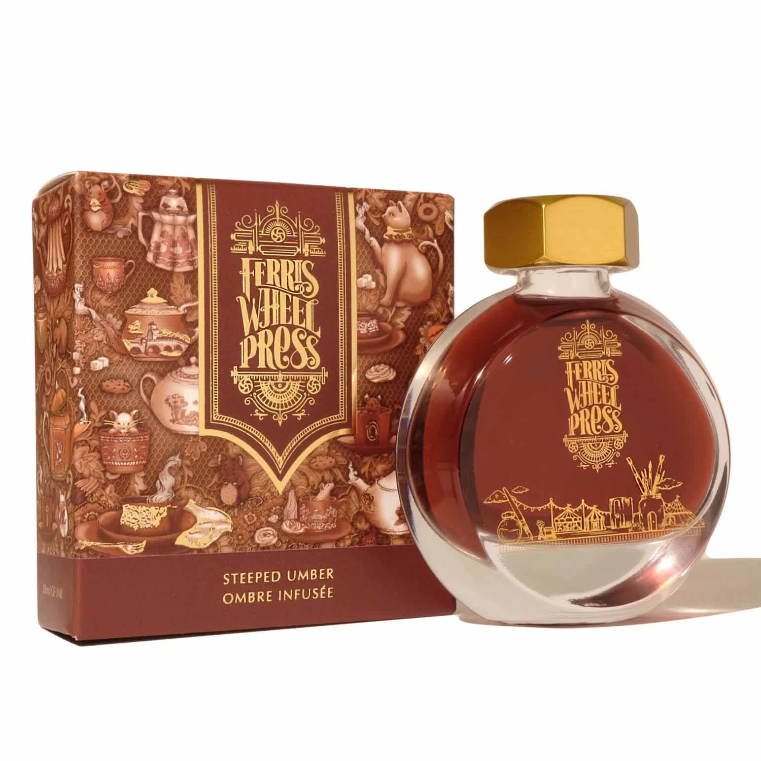 Ferris Wheel Press Fountain Pen Ink 38ml - Steeped Umber
